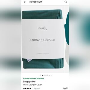 Snuggle me lounger cover